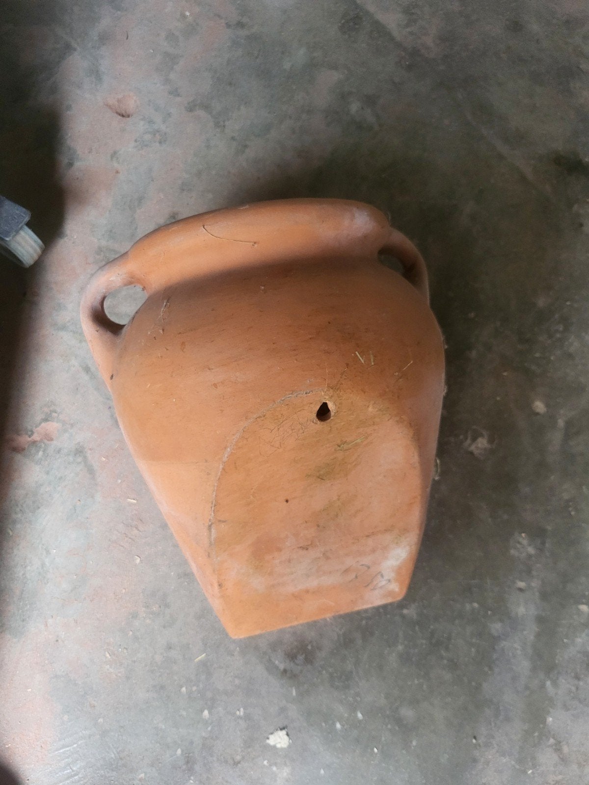 Terracotta bloempot met oren, Gebruikt, Minder dan 40 cm, Terracotta, Ophalen