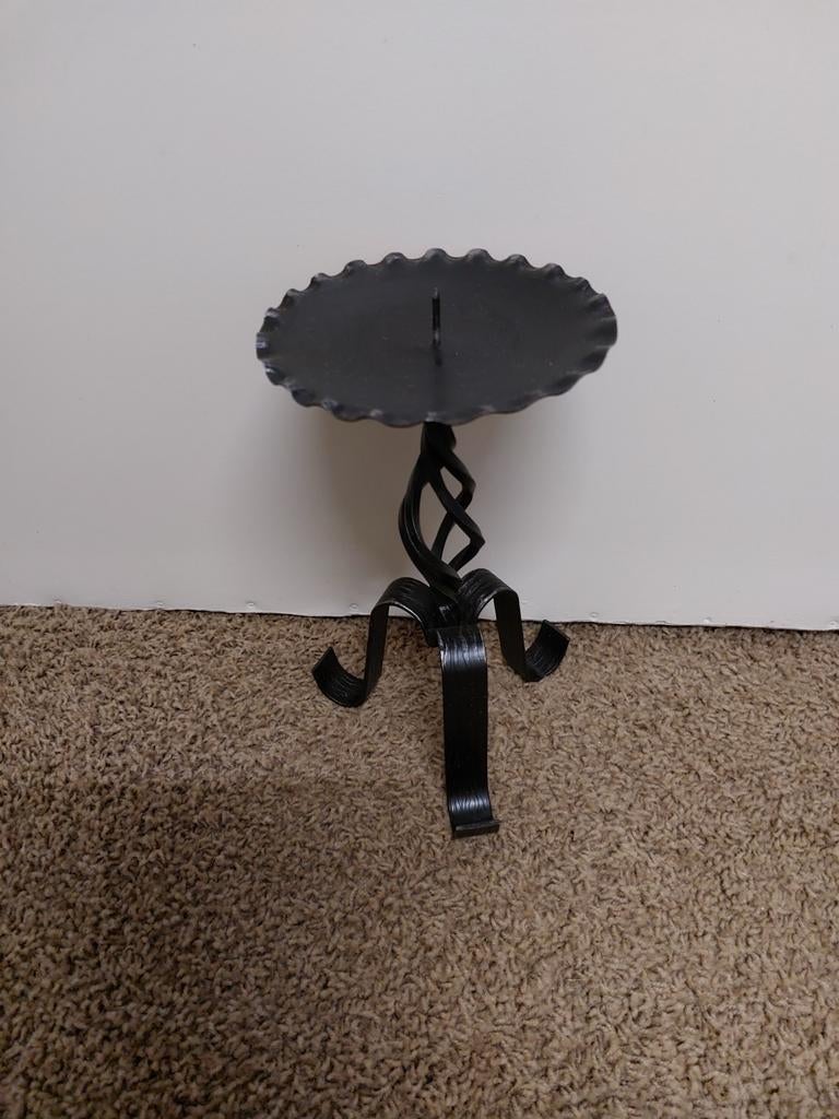 Kaarsenstandaard, Huis en Inrichting, Woonaccessoires | Kandelaars en Kaarsen, Ophalen, Metaal, Minder dan 25 cm