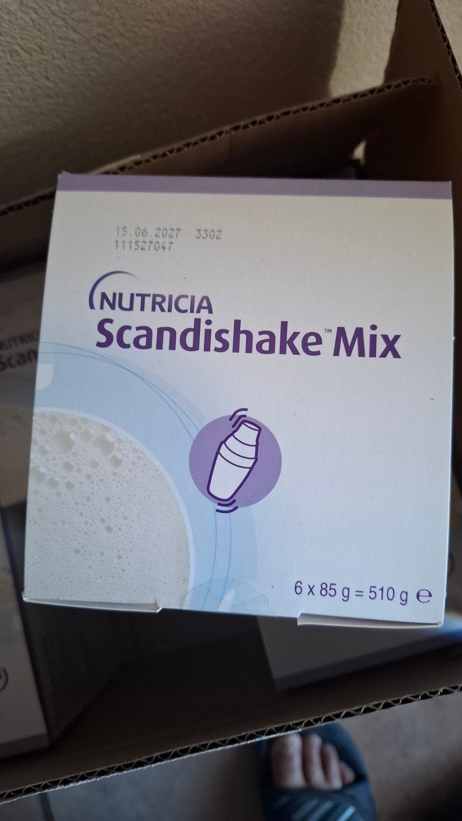 Nutricia Scandishake Mix - 7 dozen (2x vanille, 5x neutraal), Ophalen