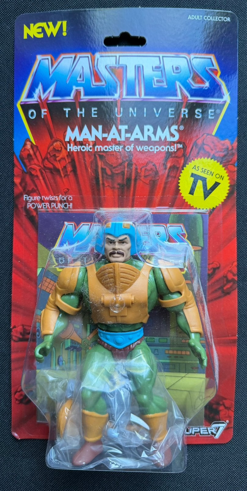 MOTU - Masters of the Universe - Man-at-Arms - Super7, Verzamelen, Poppetjes en Figuurtjes, Ophalen of Verzenden, Nieuw