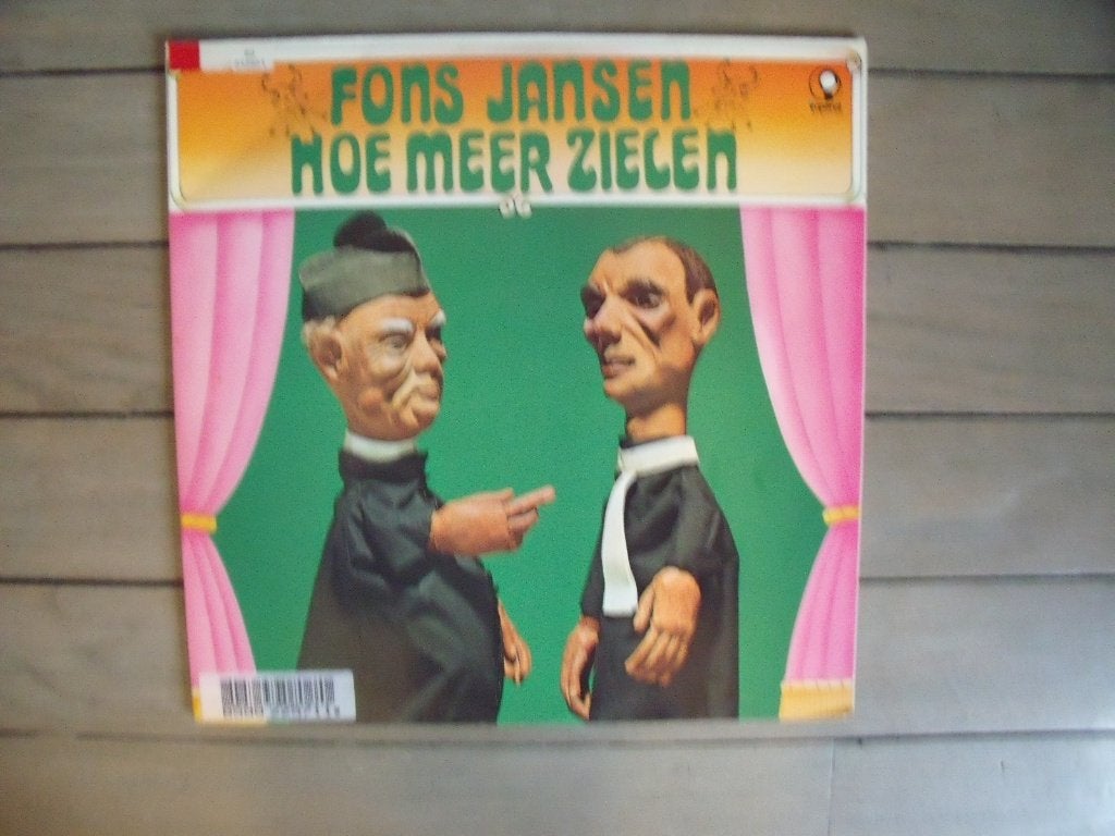 Fons Jansen - Hoe meer zielen, Cd's en Dvd's, Gebruikt, Ophalen of Verzenden, 12 inch, Dubbel-LP