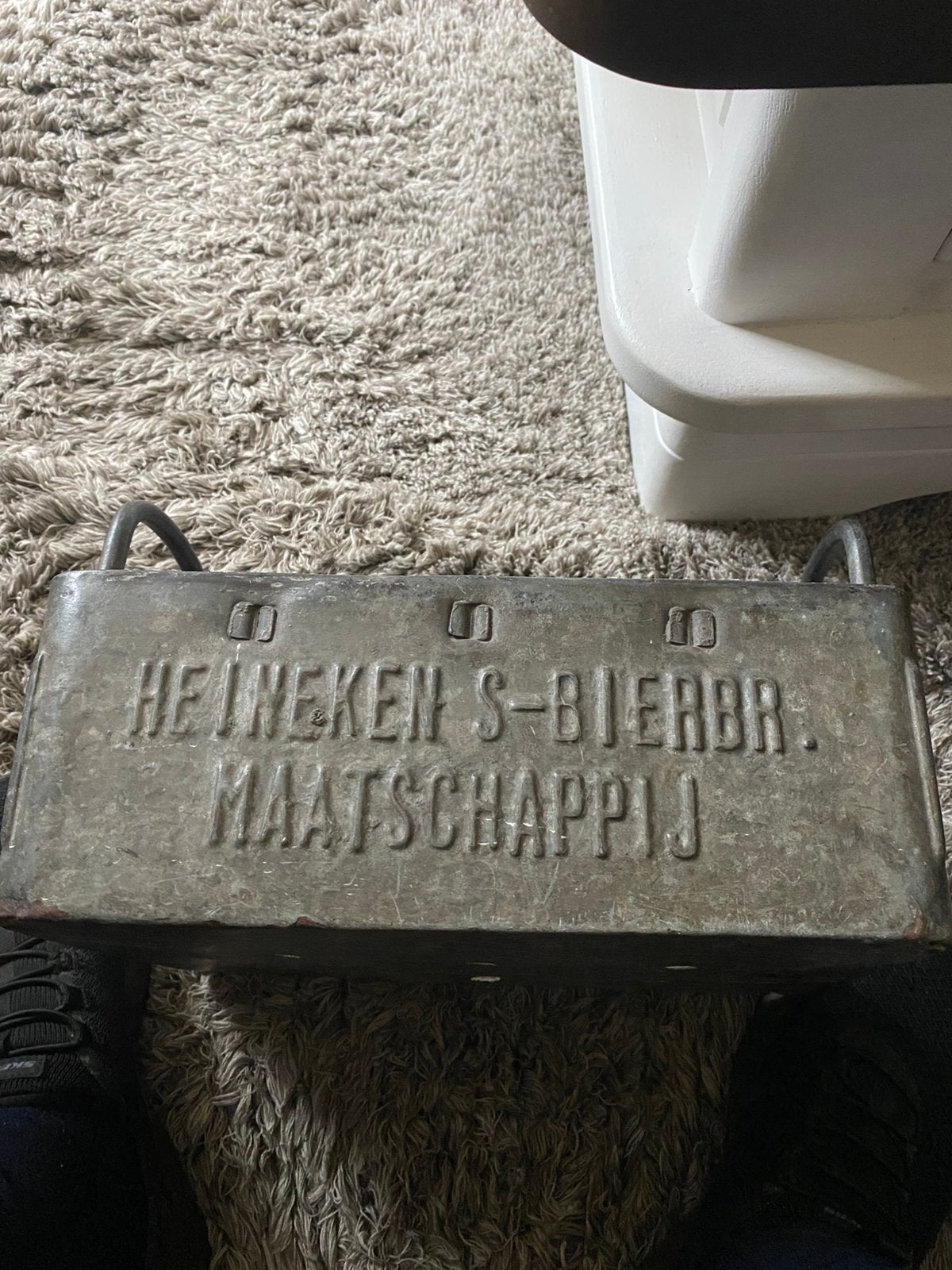 Heineken bierkrat bieden, Antiek en Kunst, Ophalen