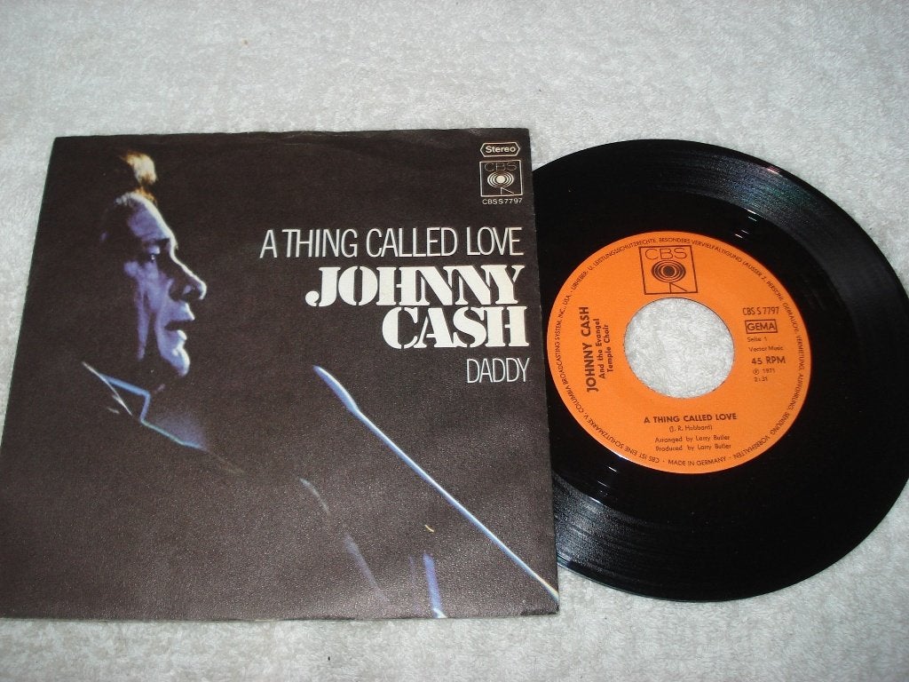 Johnny Cash   A thing Called Love  Dtslnd    Orgineel, Fotohoes, Ophalen of Verzenden, Zo goed als nieuw, Country en Western