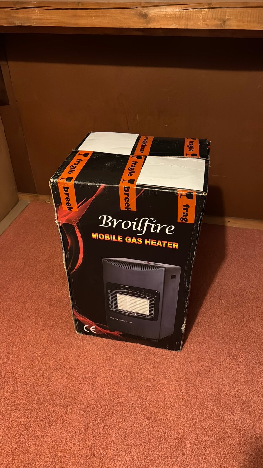 Broilfire Gas Heater, gaskachel., 30 tot 80 cm, Kachel, Minder dan 60 cm, Ophalen of Verzenden