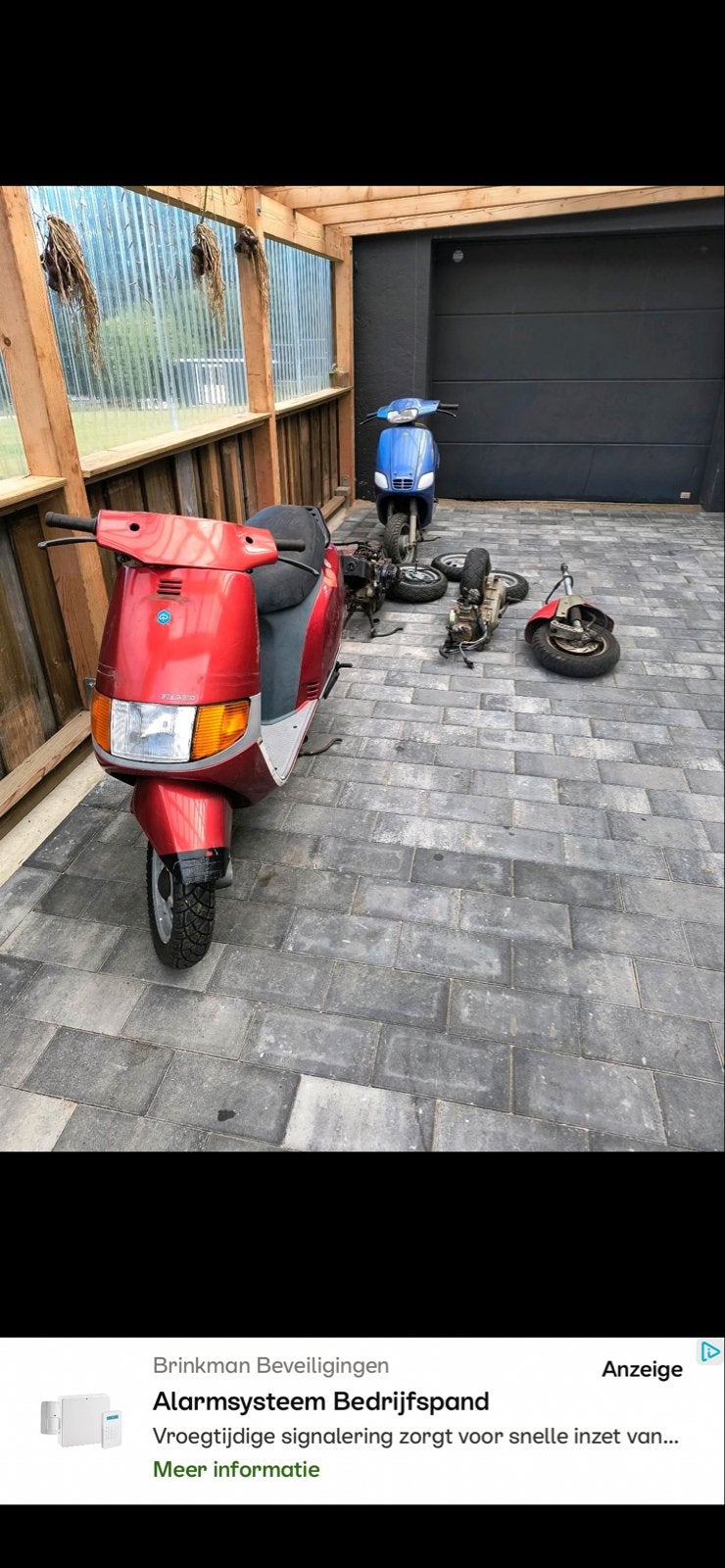 Piaggio sfera scooter 80cc 2 takt - Opknapper/Onderdelen, Gebruikt, Overige modellen, Maximaal 45 km/u, Ophalen of Verzenden