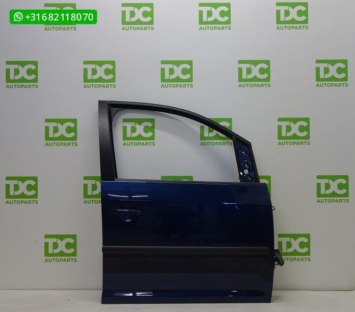 Volkswagen Caddy GP ('10-'15) Voorportier rechts night blue, Auto-onderdelen, Gebruikt, Ophalen of Verzenden, Volkswagen, Voor