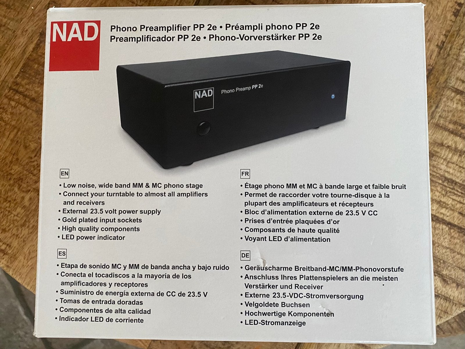 NAD PP 2e Phono Preamp, Ophalen of Verzenden, Zo goed als nieuw, Platenspeler-onderdeel, Overige merken