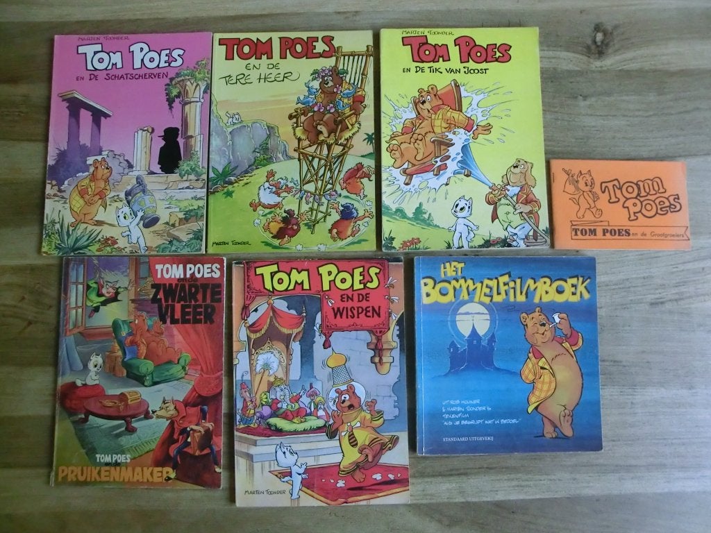 7 stripboeken uit de reeks van Bommel en Tom Poes, Boeken, Meerdere stripboeken, Ophalen of Verzenden, Gelezen