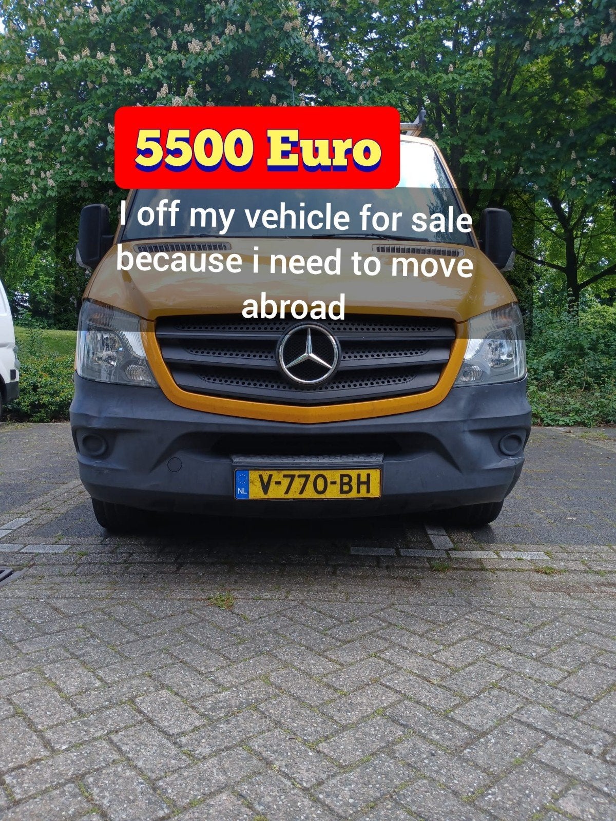 Mercedes-Benz Sprinter 2.1 CDI 105KW 2016, Ophalen