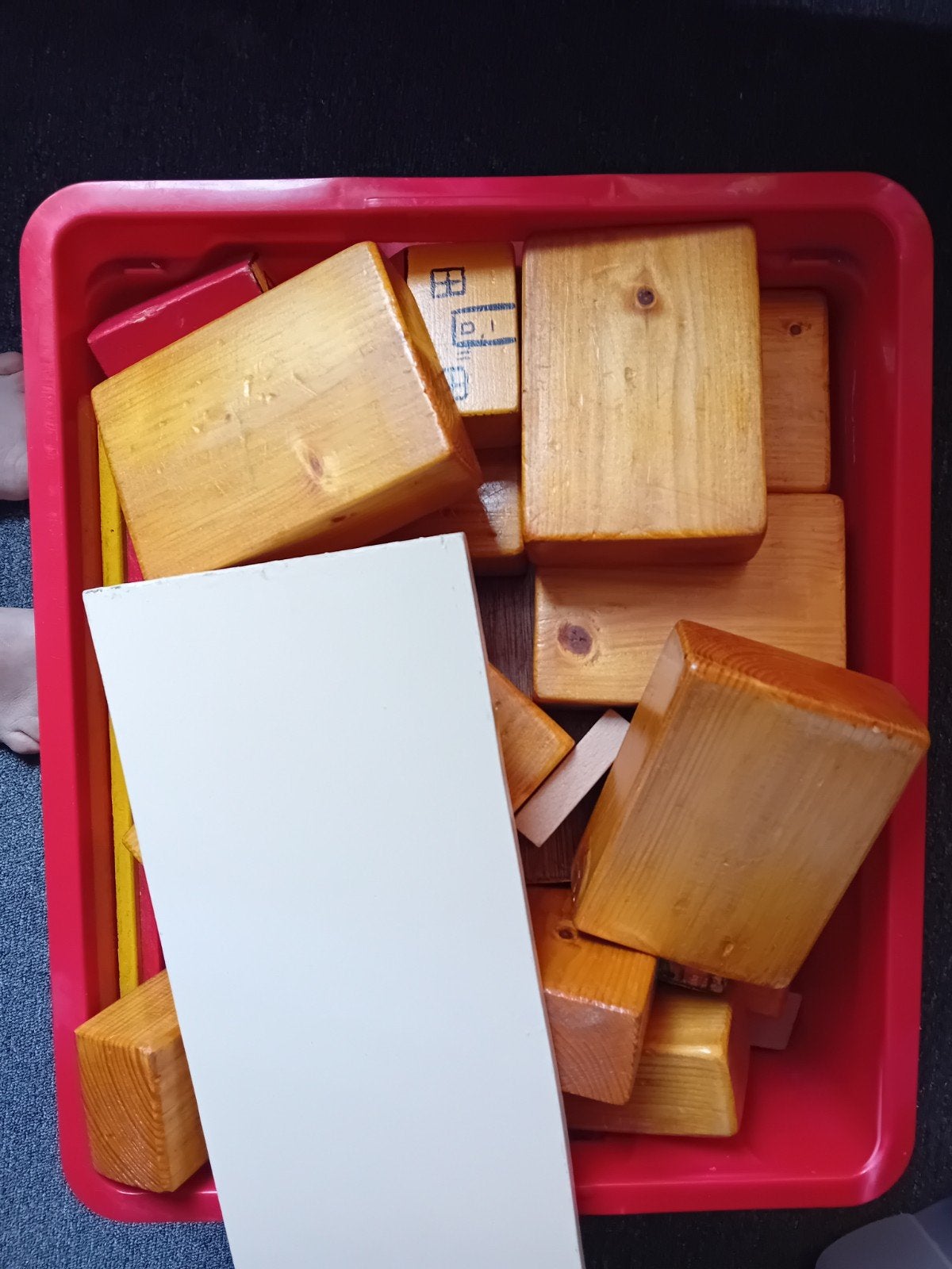 Gratis houten bouwblokken, Ophalen, Gebruikt