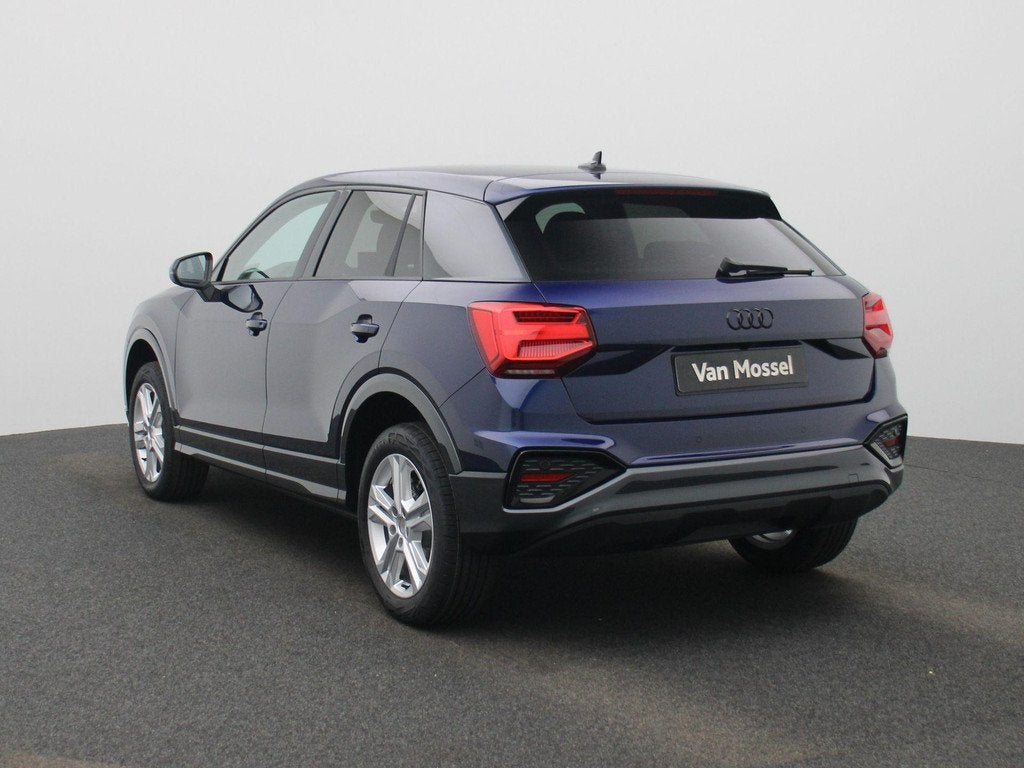 Audi Q2 35 TFSI Advanced edition Navigatie | Apple Carplay |, Auto's, Audi, Stof, 4 cilinders, 150 pk, Blauw