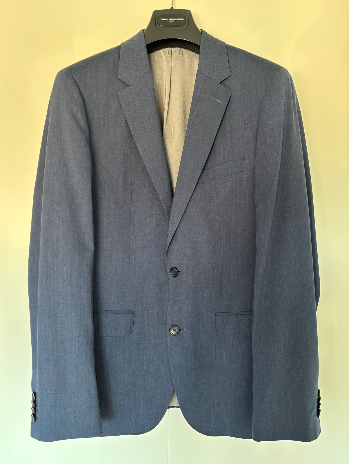 Tommy Hilfiger colbert heren donker blauw maat 48, Ophalen of Verzenden, Zo goed als nieuw, Maat 48/50 (M), Blauw