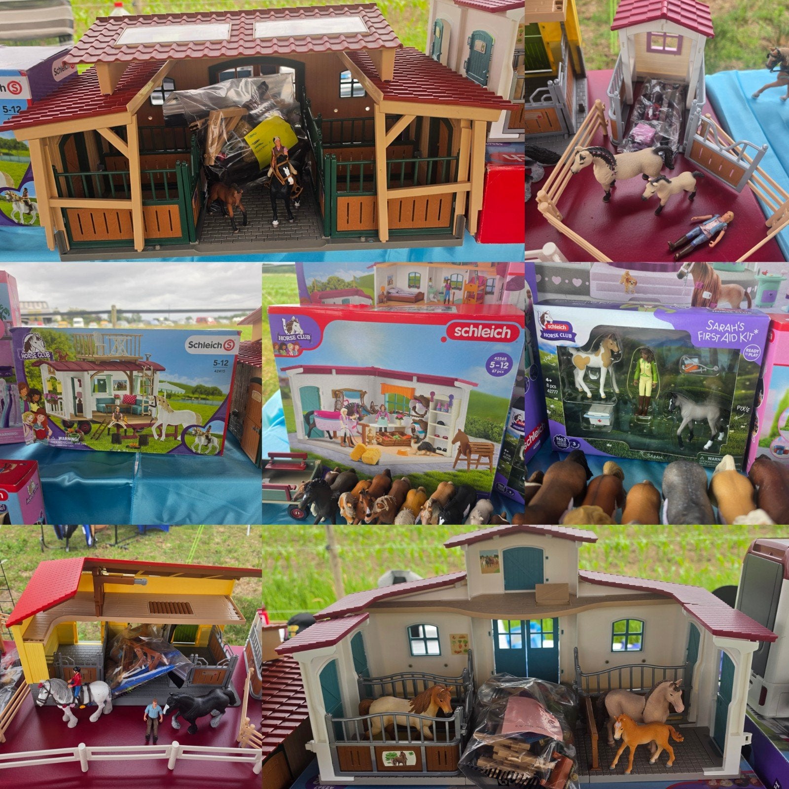 7 mooie Schleich sets met paarden, Ophalen, Zo goed als nieuw, Paard, Beeldje of Figuurtje