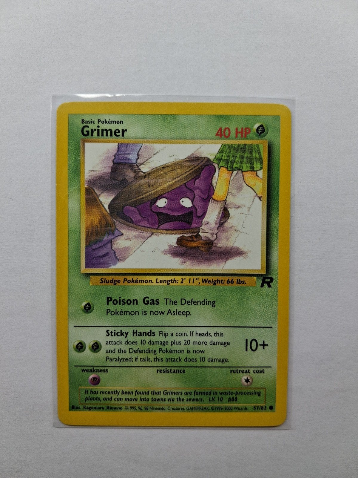 Grimer pokémon team rocket, Ophalen of Verzenden