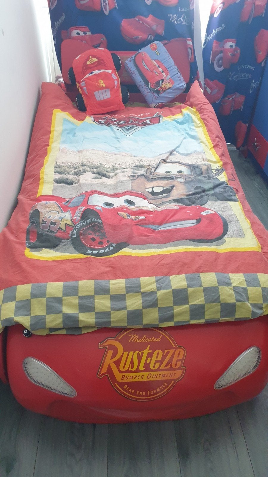 Complete Cars kamer met alle excesiores, 85 tot 100 cm, Gebruikt, Ophalen of Verzenden, Matras