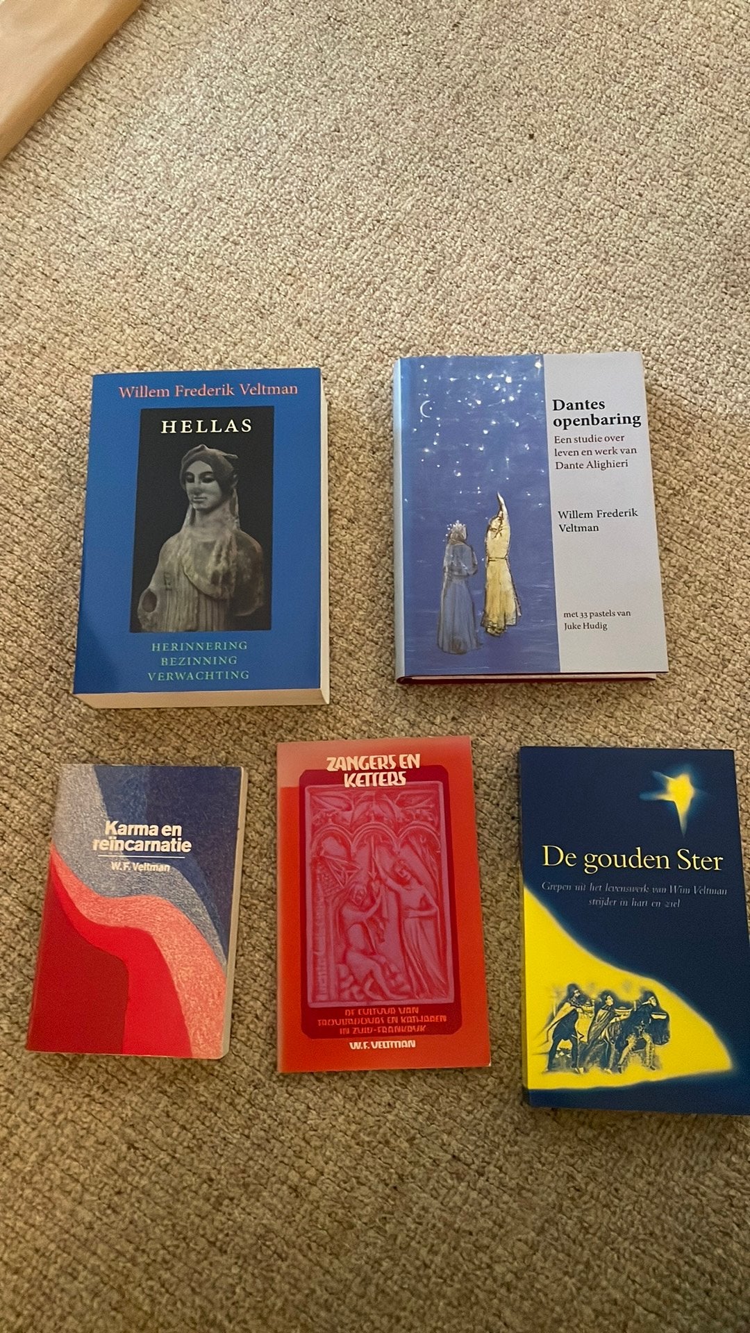 set antroposofie boeken W.F. Veltman – twee gesigneerd!, Ophalen of Verzenden, Zo goed als nieuw, Achtergrond en Informatie