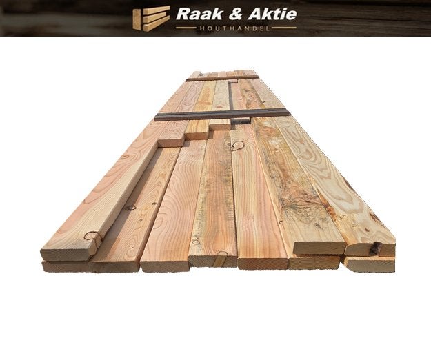 Douglas balken  geschaafd 4.5x14.5 cm - nr: TB52, Tuin en Terras, Palen, Balken en Planken, Ophalen, Nieuw, 250 cm of meer, Balken