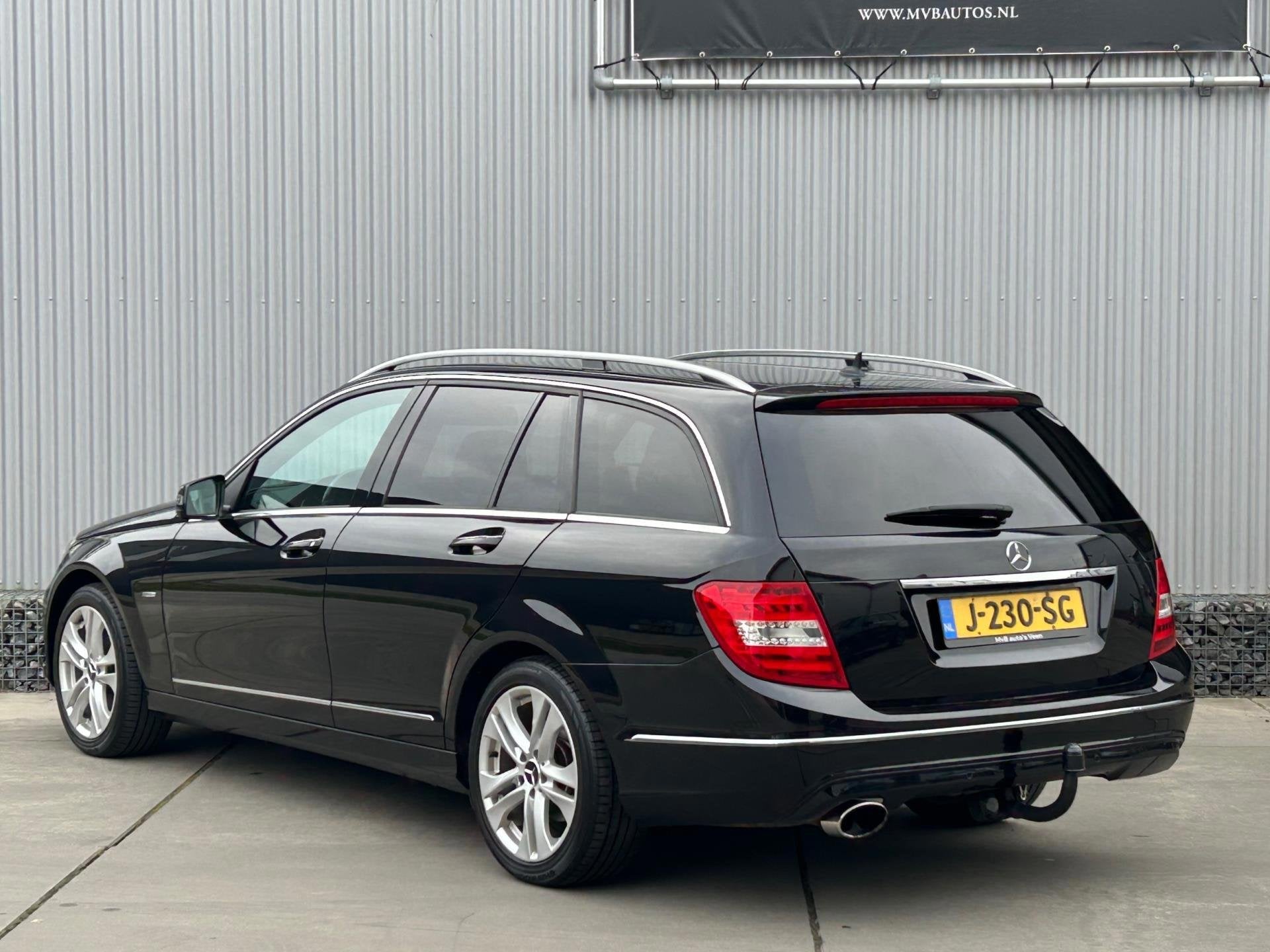 Mercedes-Benz C-klasse Estate 180 Business Class Avantgarde,, Auto's, Mercedes-Benz, Euro 5, Achterwielaandrijving, Zwart, Automatische klimaatregeling