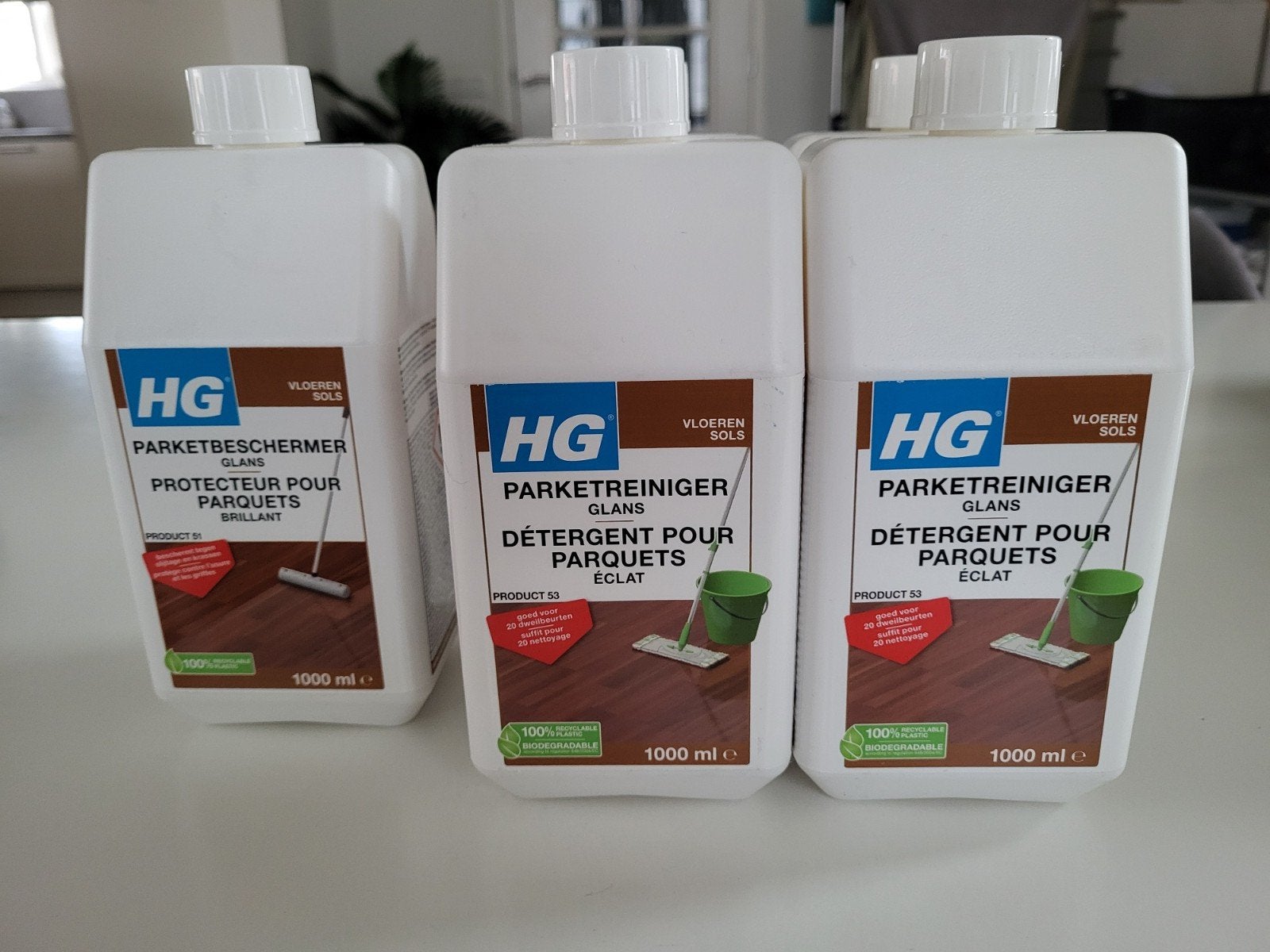 HG Parketreiniger & Parketbeschermer, Ophalen of Verzenden, Nieuw