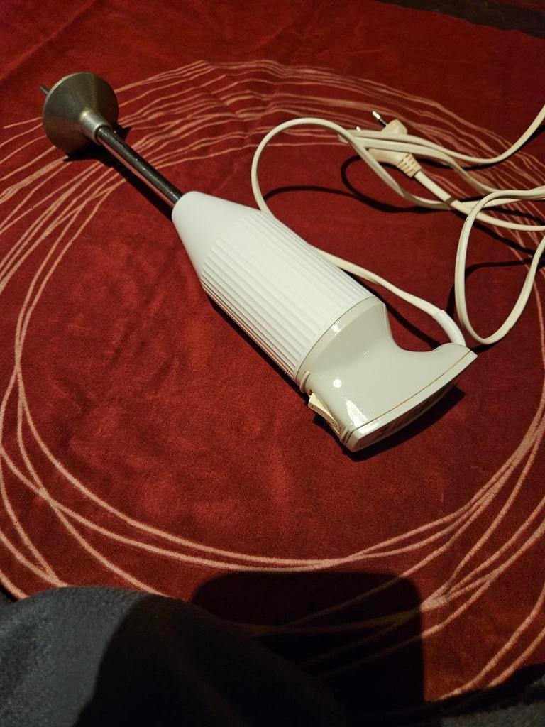 Vintage Handmixer / Staafmixer - Wit, Ophalen, Gebruikt