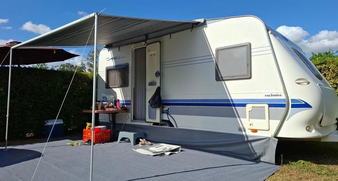 Hobby excellent easy 450 met mover, Caravans en Kamperen, Particulier