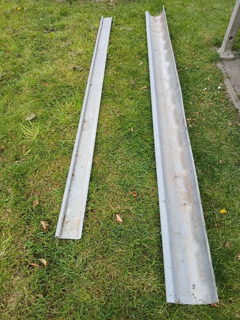 Zinken mastgoot, Ophalen, Gebruikt, 2 tot 4 meter, Zink