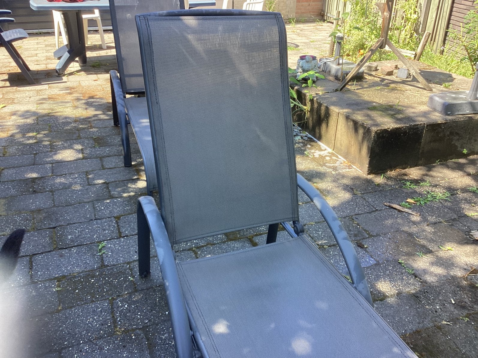 Ligbedden, Tuin en Terras, Ligbedden, Ophalen, Zo goed als nieuw, Aluminium, Verstelbaar