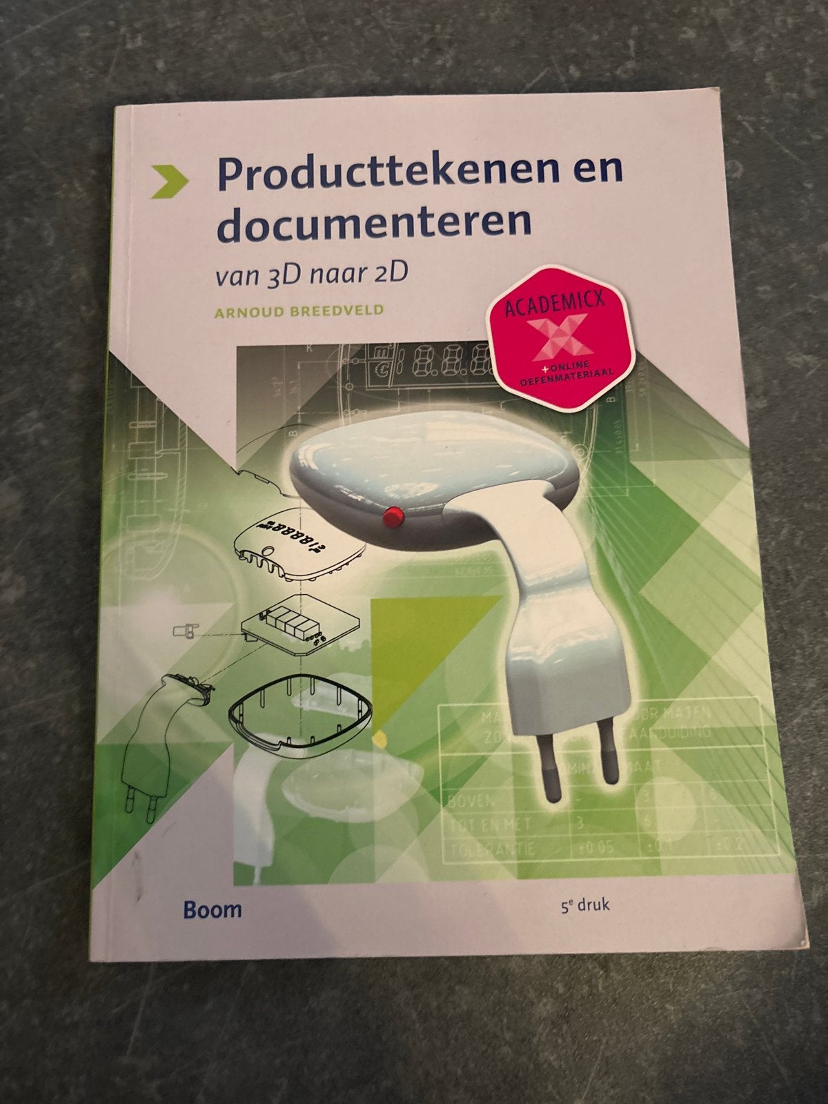 Producttekenen en documenteren van 3D naar 2D, Boeken, Ophalen of Verzenden, Beta, Zo goed als nieuw, HBO
