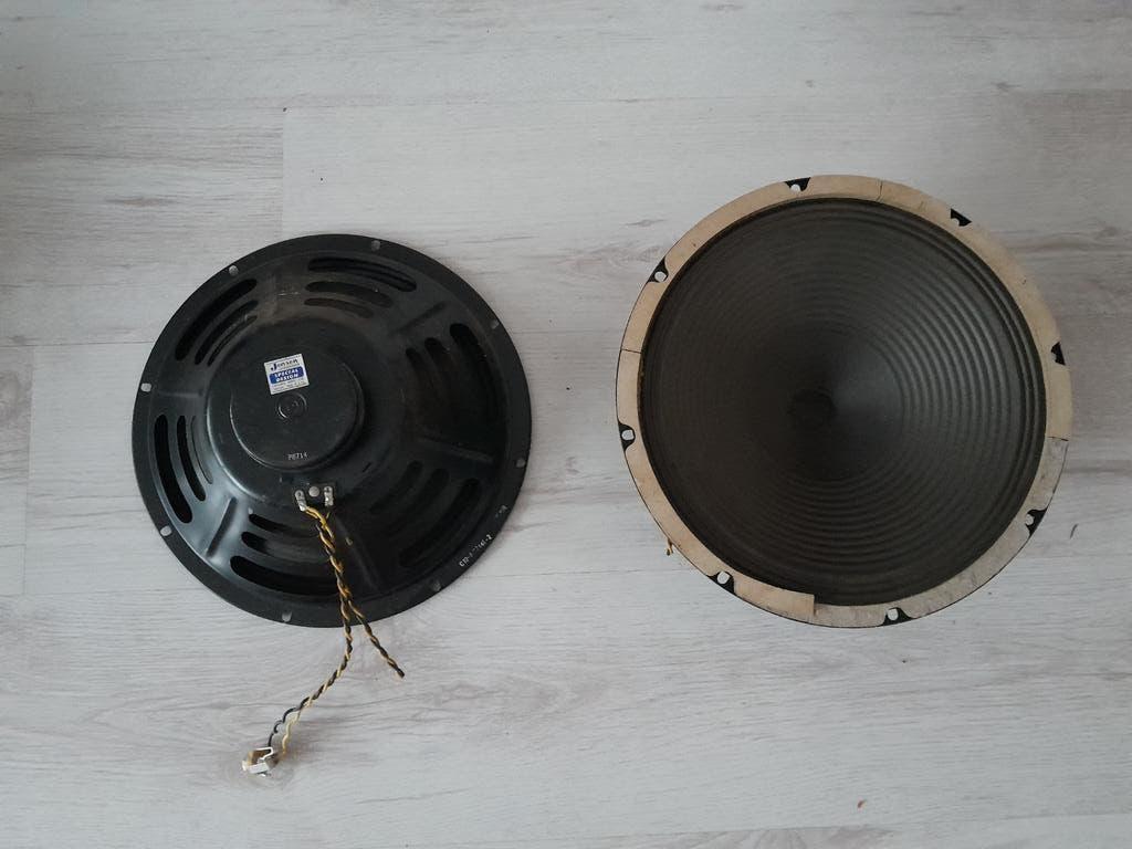 Matched Pair Jensen C12-R uit 1964, Muziek en Instrumenten, Ophalen of Verzenden, Gebruikt, Elektrische gitaar
