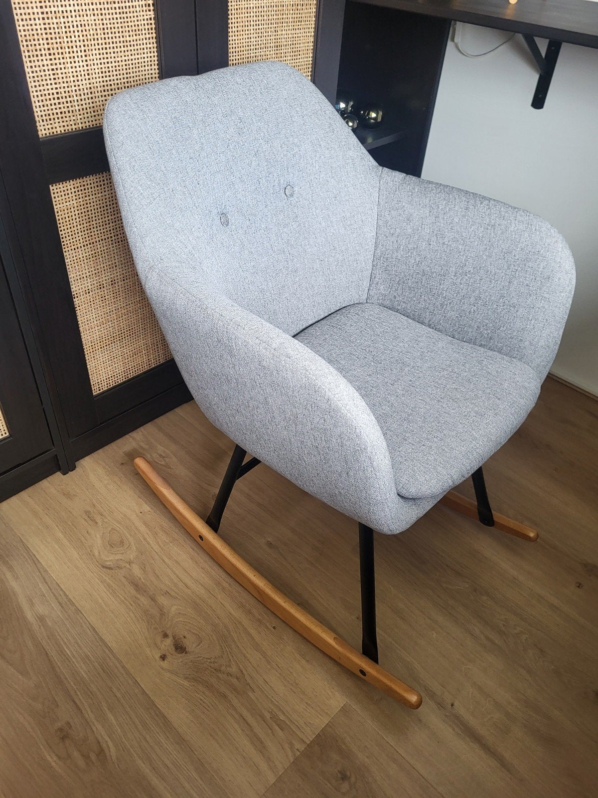 Schommelstoel Anada leenbakker, Huis en Inrichting, Ophalen, 75 tot 100 cm, Zo goed als nieuw, Stof