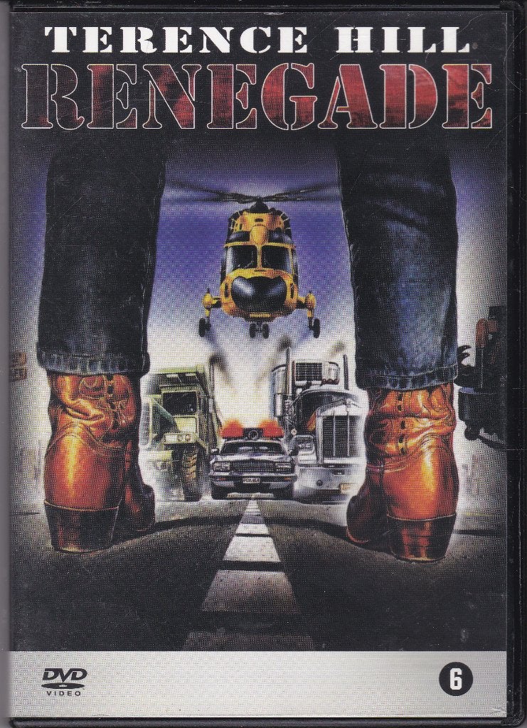 Renegade ֎ 1987, Terence Hill, Robert Vaughn, Ophalen of Verzenden, Zo goed als nieuw, Vanaf 6 jaar, 1980 tot 2000