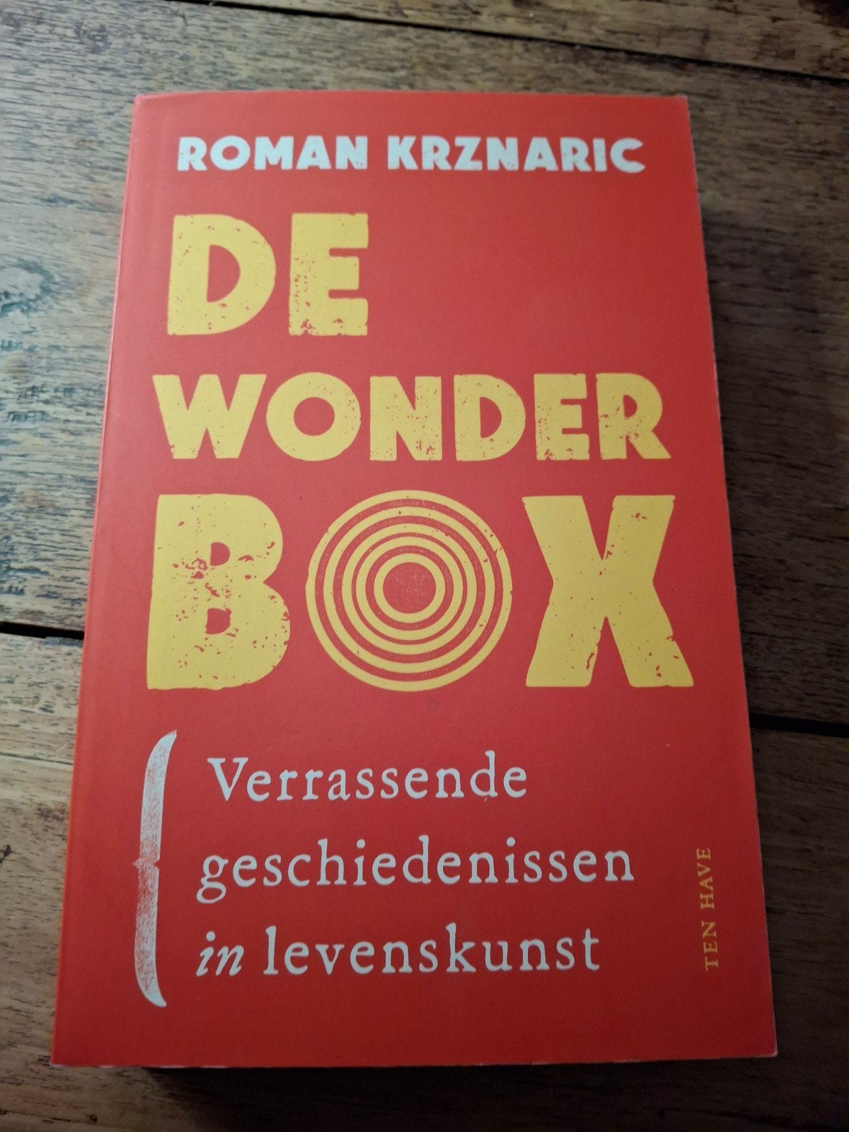 Roman Krznaric - De wonderbox, Ophalen of Verzenden, Zo goed als nieuw, Roman Krznaric