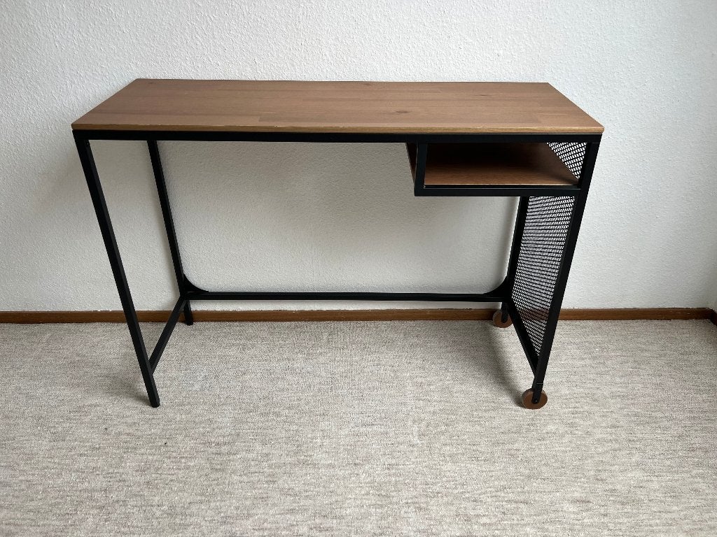Fjällbo laptoptafel bureau, als nieuw 100x36x75 CM, Ophalen, Demontabel, 36 cm, Hout