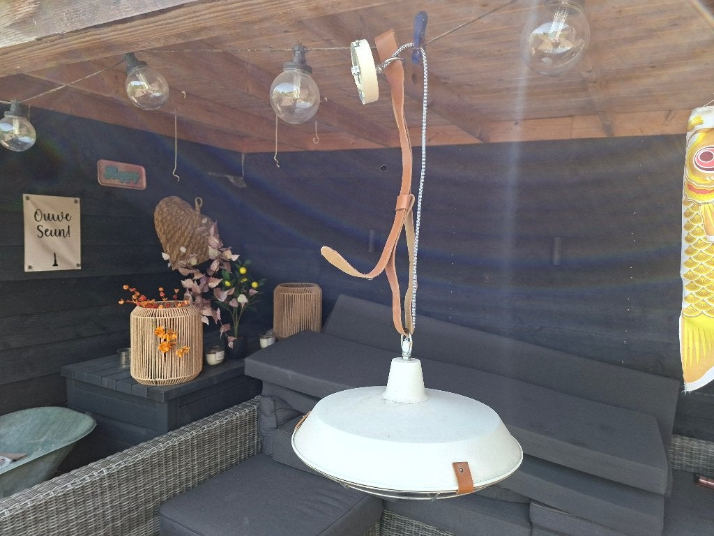 Replica ( zuiver ) hanglamp., Ophalen of Verzenden, Zo goed als nieuw, Metaal, 50 tot 75 cm