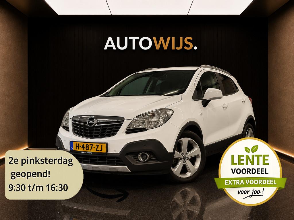 Opel Mokka 1.6 Edition|Trekhaak|Navi|LM-VELG|116PK, Auto's, Voorwielaandrijving, Euro 5, Gebruikt, Zwart