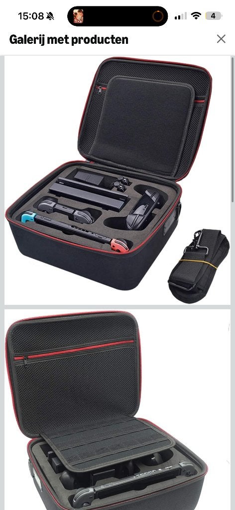 Hardcase Organizer voor Gameconsole met Schouderband, Ophalen of Verzenden, Nieuw, Overige modellen, Hoesje, Tasje of Behuizing