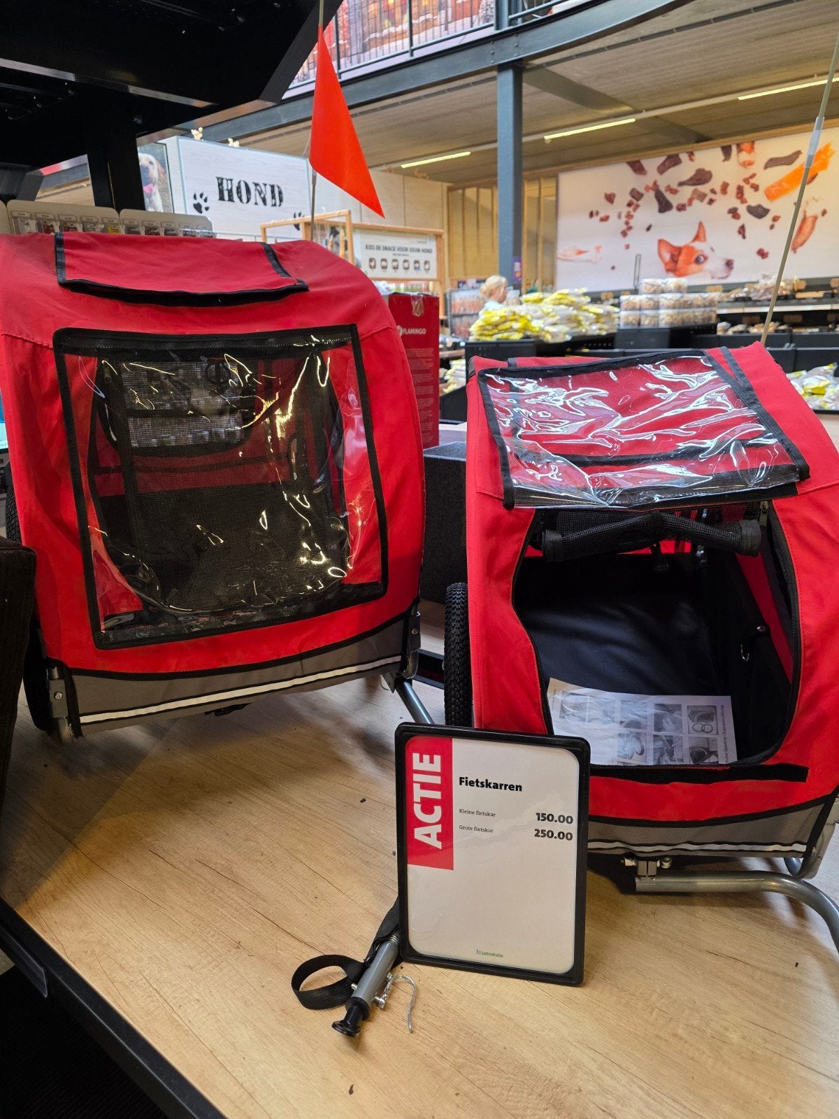 Grote hondenkar - Ideaal voor lange tochten!, Ophalen, Zo goed als nieuw, Hondenkar, 80 kg of meer