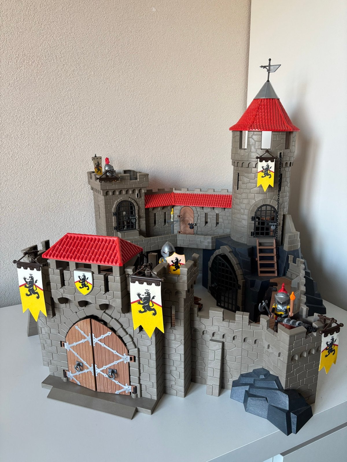 Playmobil Leeuwenridders Kasteel, Ophalen of Verzenden, Zo goed als nieuw, Jongen of Meisje