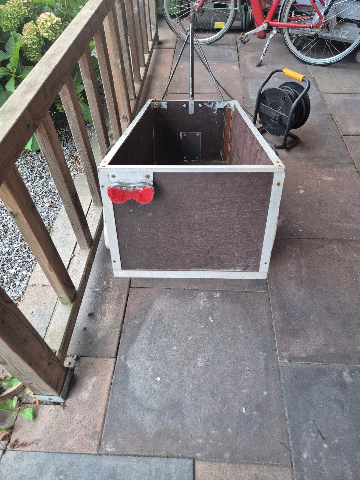 Stevige fietsaanhanger voor diverse doeleinden, Ophalen of Verzenden, Gebruikt, Bagagekar, 40 tot 60 kg
