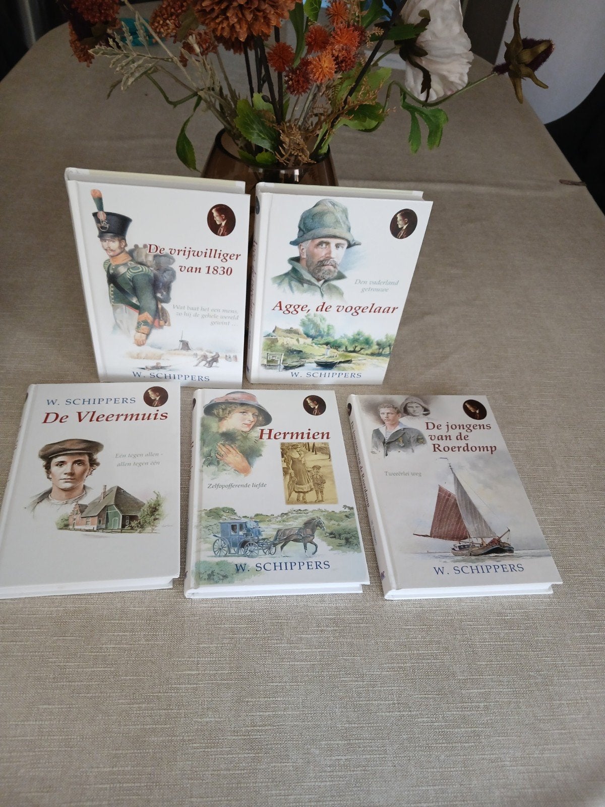W. Schippers Boeken Collectie - 5 Stuks, Ophalen of Verzenden, Zo goed als nieuw, W. Schippers, Nederland