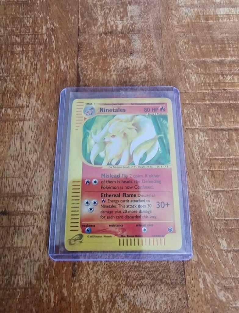 Pokémon Ninetales kaart 21/165, Ophalen of Verzenden, Zo goed als nieuw, Losse kaart