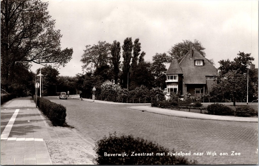 Beverwijk 9 ansichtkaarten beeckzanglaan zeestraat plantage, Verzenden, 1920 tot 1940, Gelopen, Noord-Holland