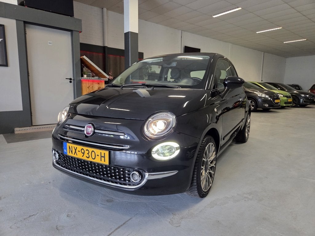 Fiat 500C 1.2 Lounge (bj 2017), Auto's, Voorwielaandrijving, Gebruikt, 4 cilinders, Cabriolet