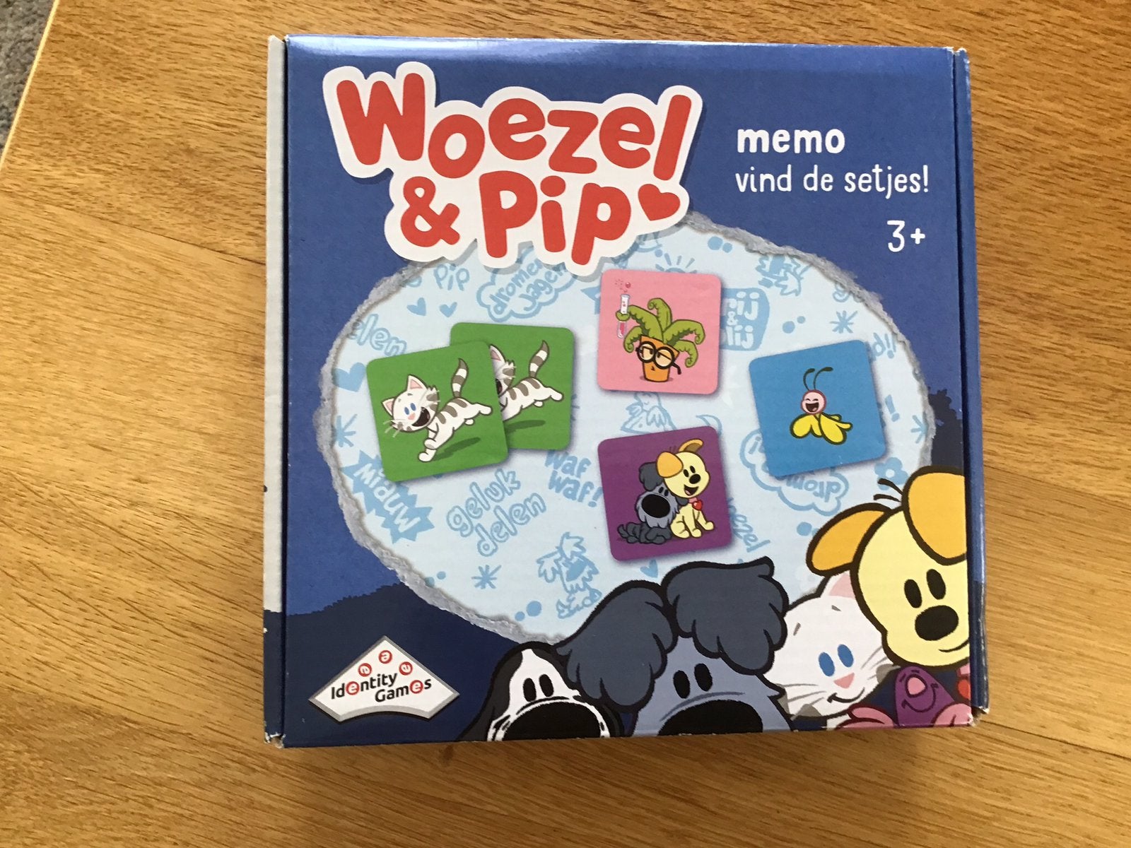 Woezel en pip zgan kaartje keer v.a.3 jaar, Ophalen of Verzenden, Zo goed als nieuw