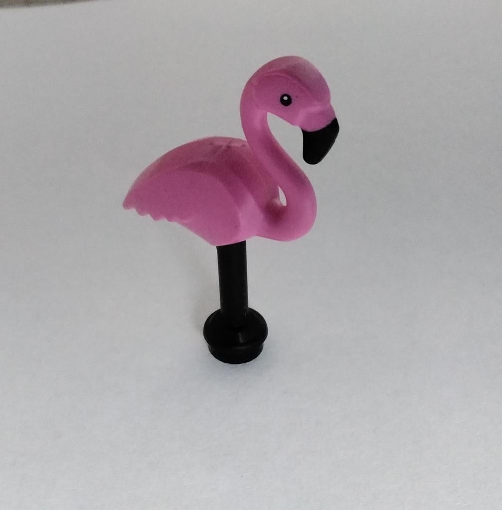 Zeldzaam!! Lego flamingo uit series 19 roze en zwart 57798, Ophalen of Verzenden, Zo goed als nieuw, Losse stenen, Lego