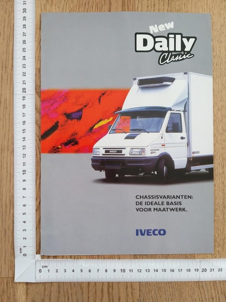 Iveco Daily chassisvarianten folder 1997, Ophalen of Verzenden, Gelezen, Overige merken