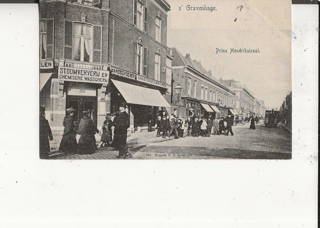 Den Haag Pr. Hendrikstr.Stoomververij en Wasscherij Speelman, Verzamelen, Ophalen of Verzenden, Voor 1920, Gelopen, Zuid-Holland