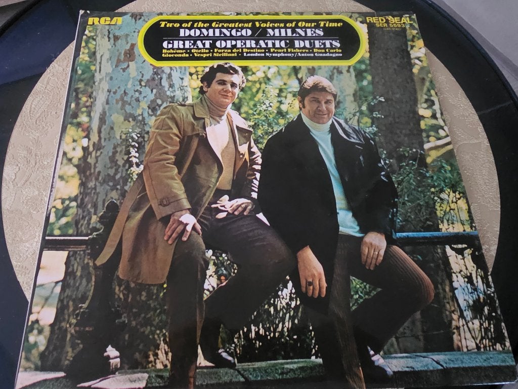 Domingo / Milnes – Great Operatic Duets, Cd's en Dvd's, Vinyl | Klassiek, Gebruikt, Ophalen of Verzenden, Romantiek, Opera of Operette