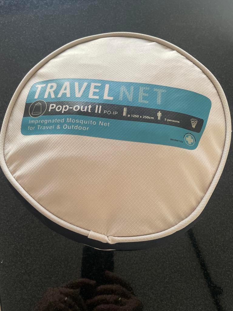 Klamboe Travelnet Pop-out II, 2 persoons, geïmpregneerd, Caravans en Kamperen, Kampeeraccessoires, Ophalen of Verzenden, Nieuw
