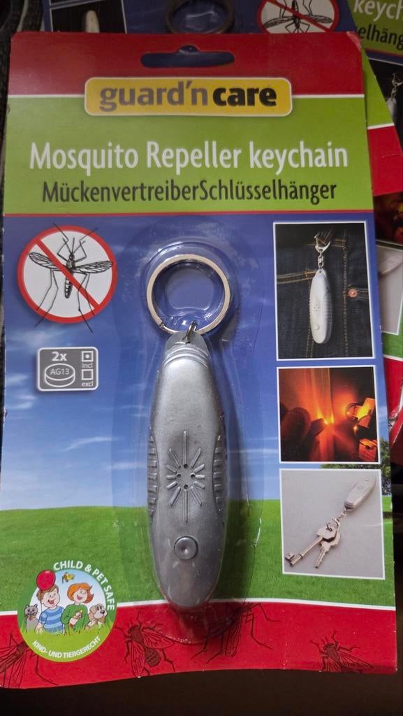 Guard'n Care Muggenverjager - Anti-mug sleutelhanger LED, Ophalen of Verzenden, Nieuw